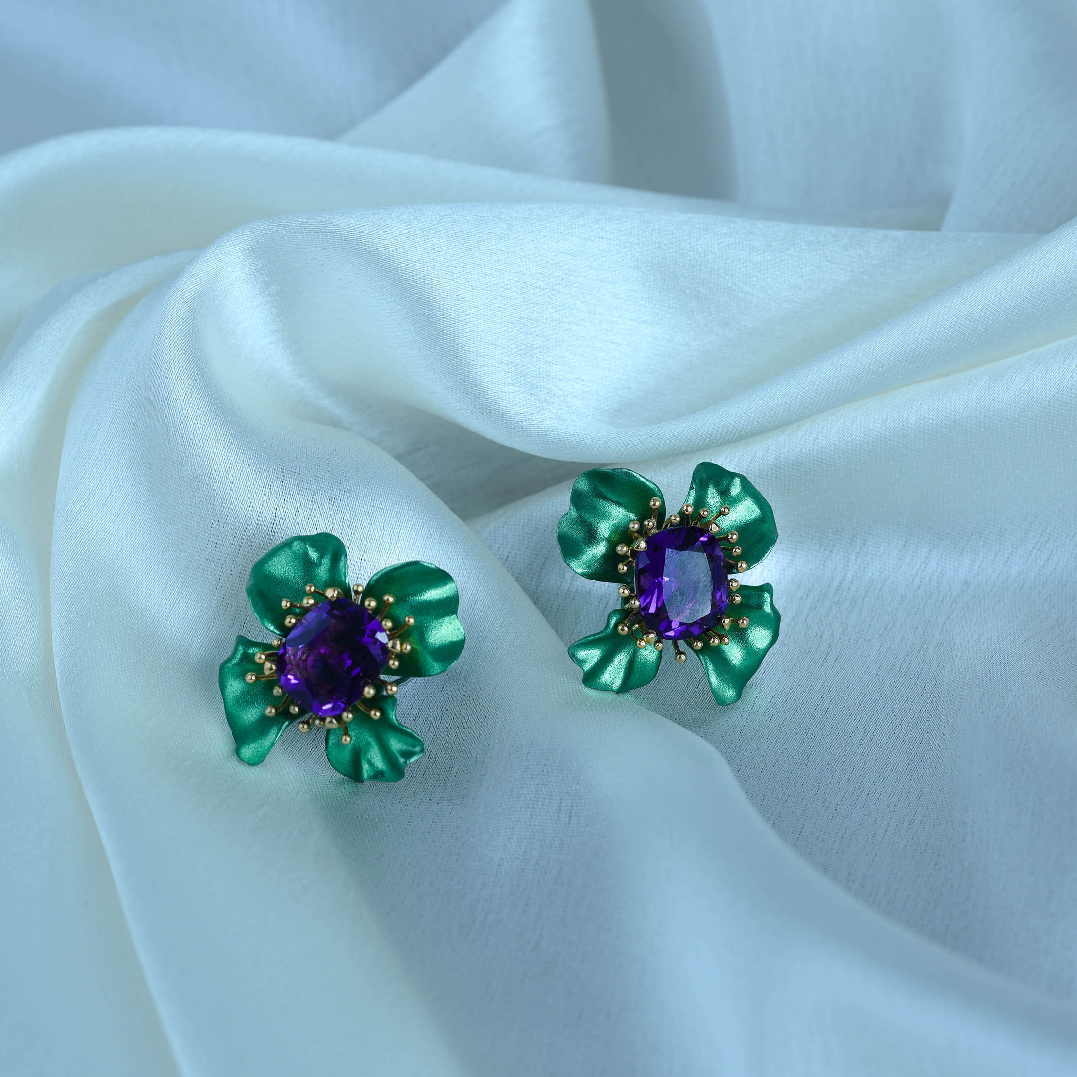 Verdant Violet Stud