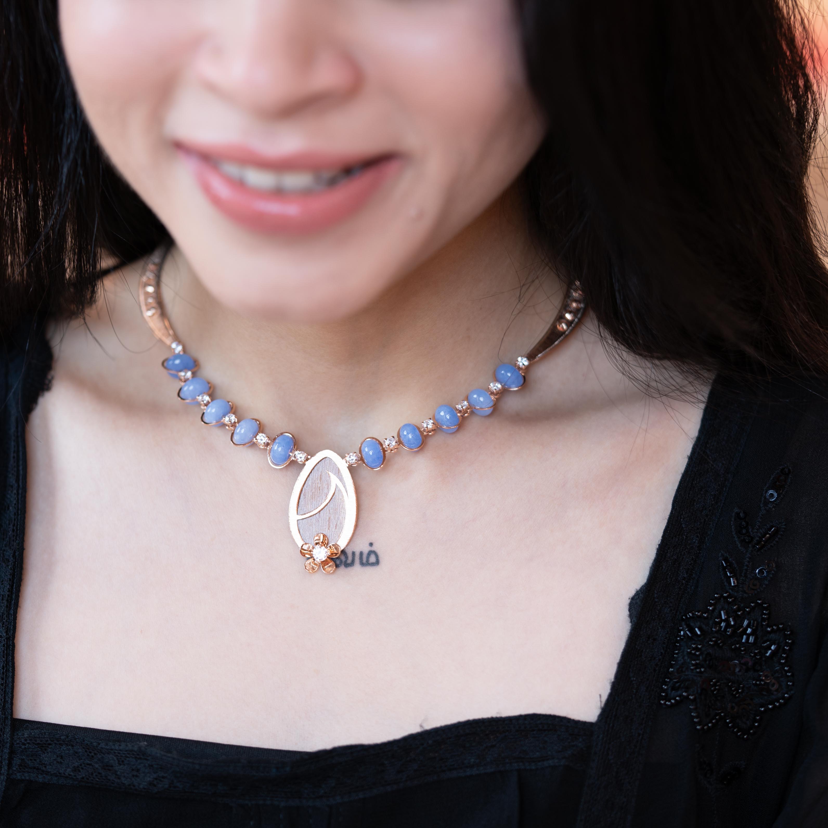 Sizzle - Rose Gold Necklace