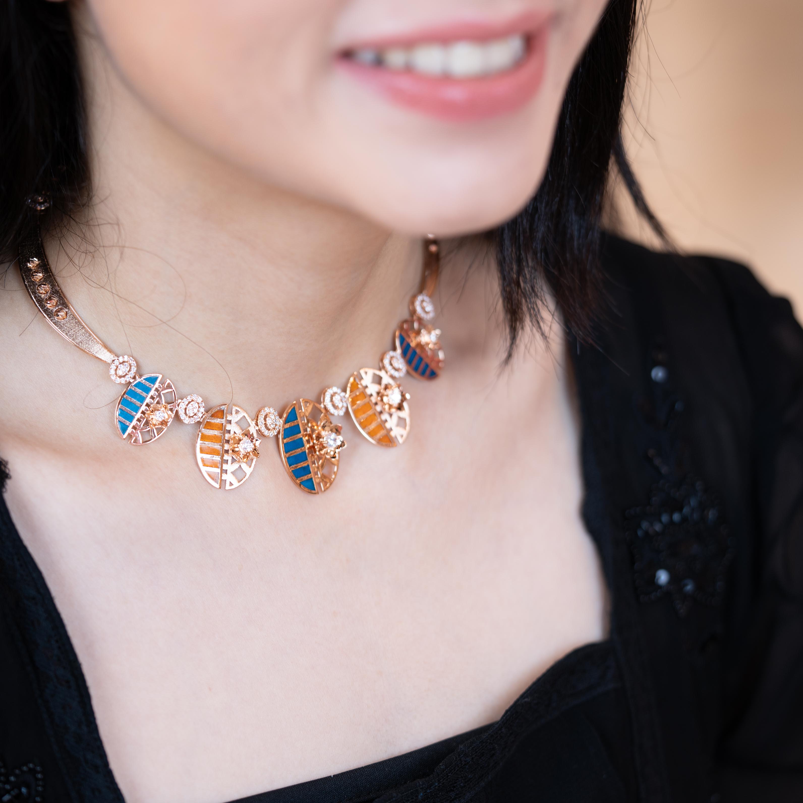 Radiate - Rose Gold Necklace