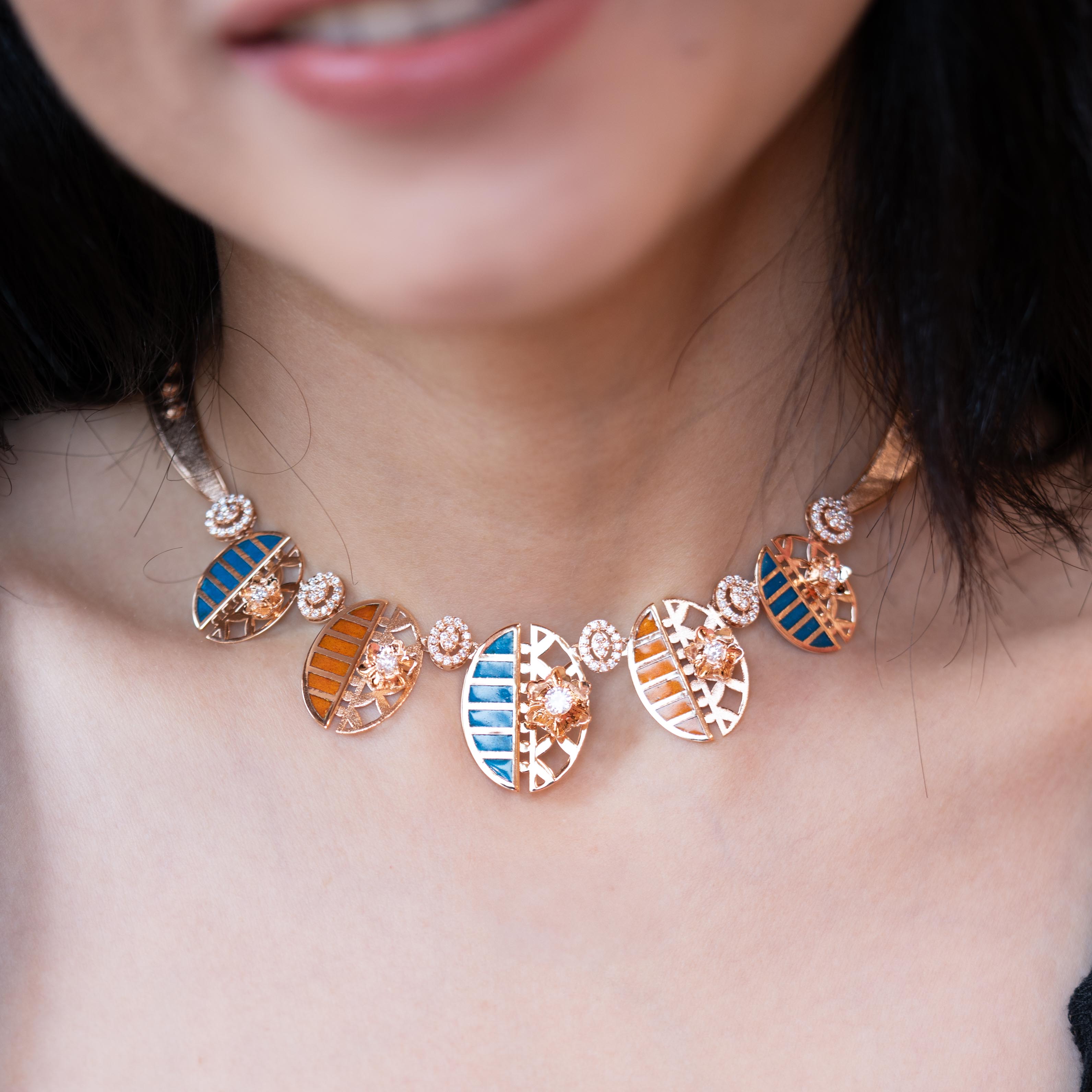 Radiate - Rose Gold Necklace