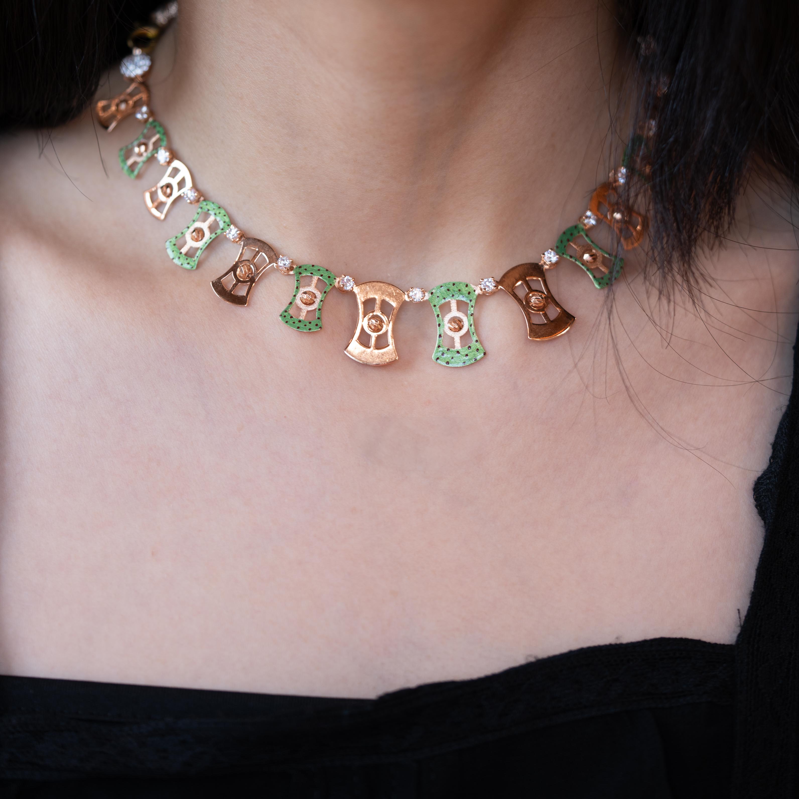 Spark - Rose Gold Necklace