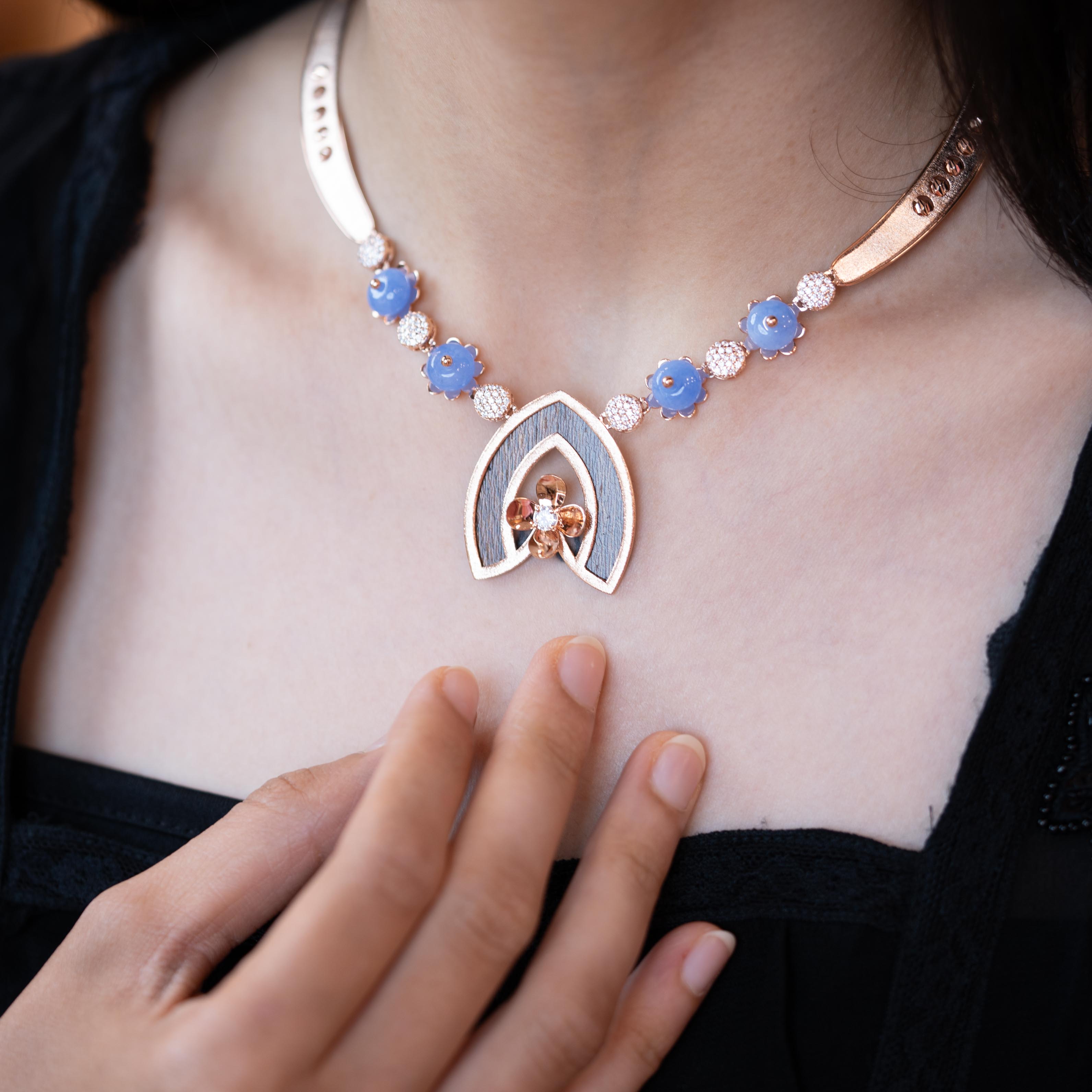 Blossom - Rose Gold Necklace