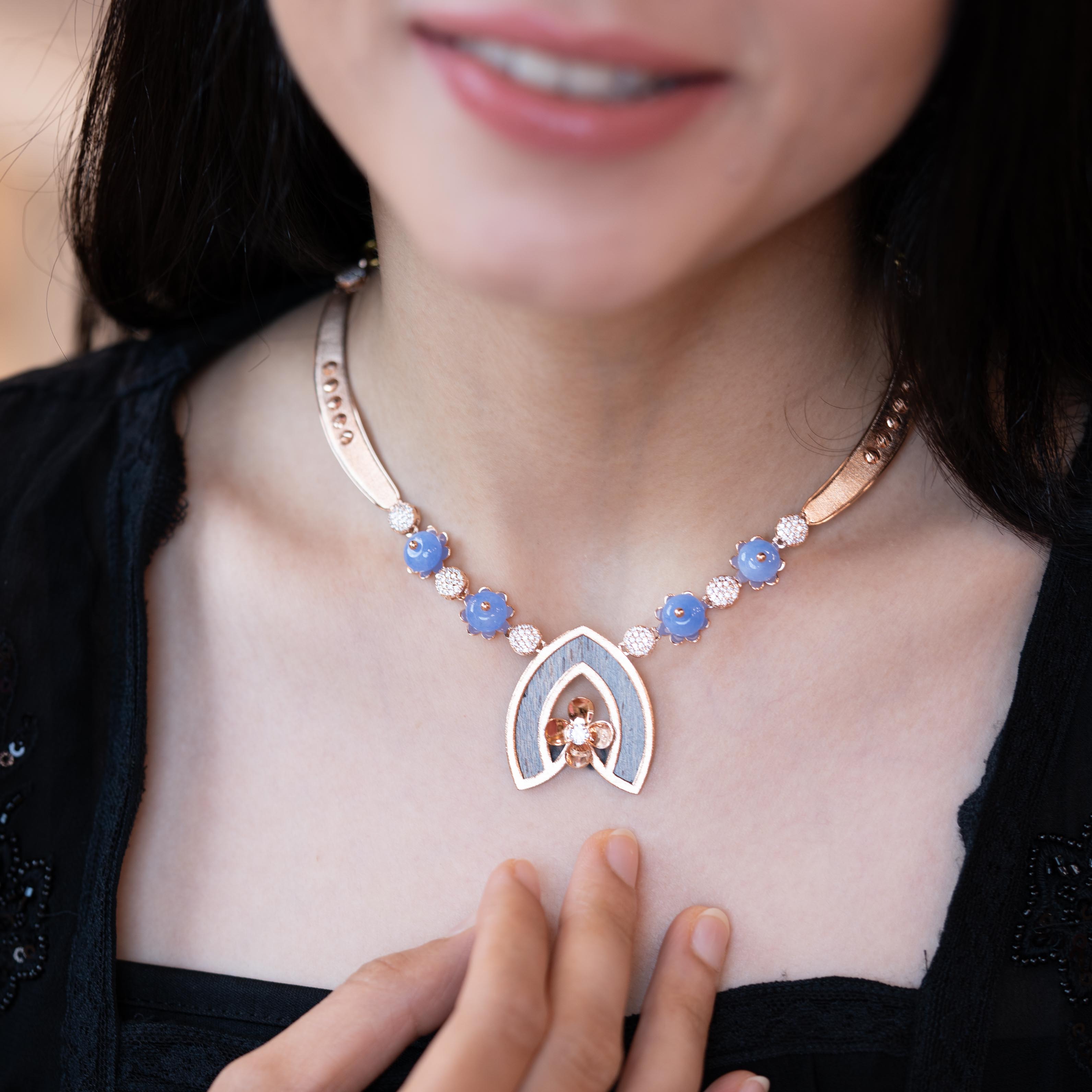 Blossom - Rose Gold Necklace