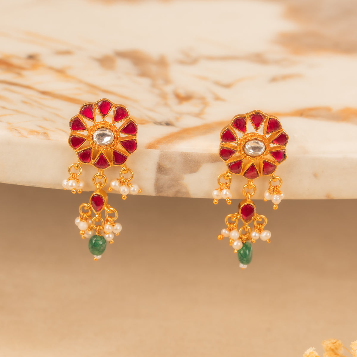 Kundan Studs