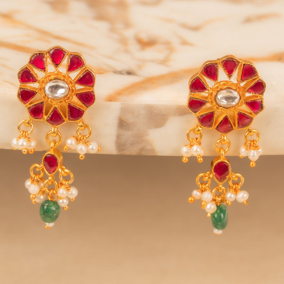 Kundan Studs