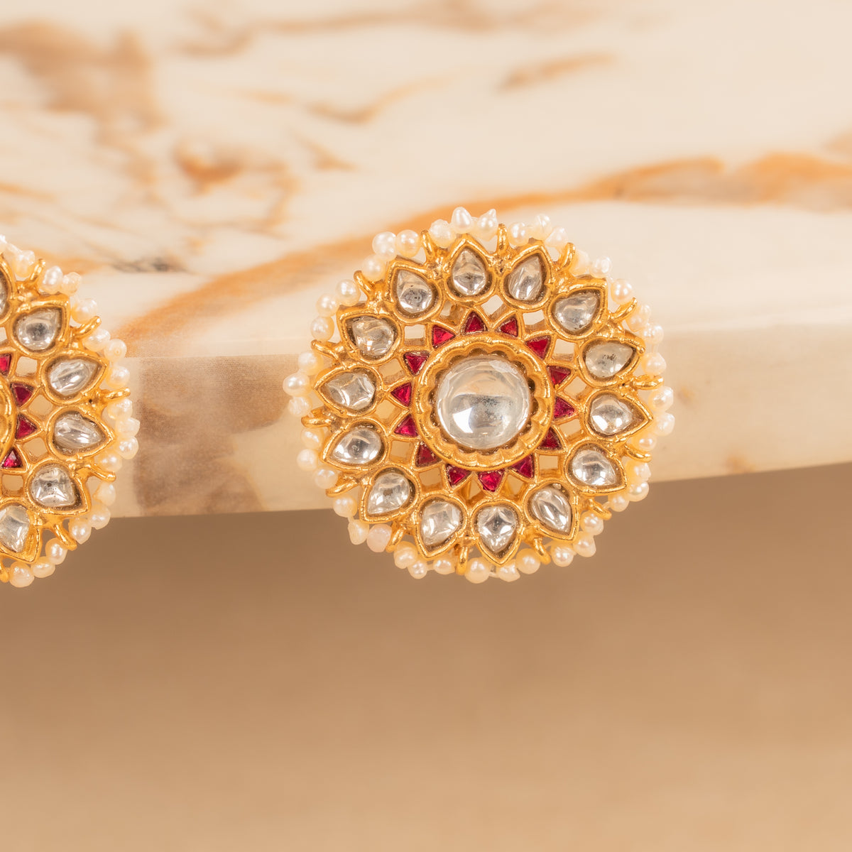 Kundan Studs