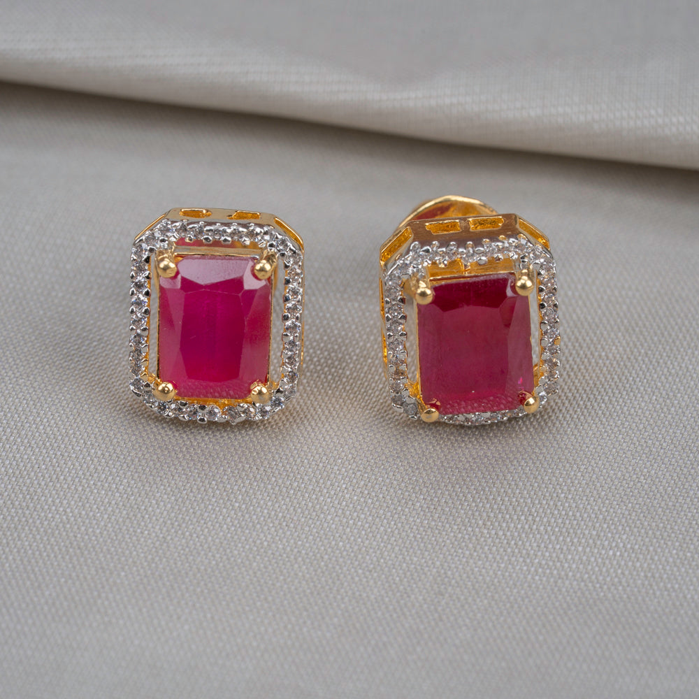 CZ Necklace & Earring