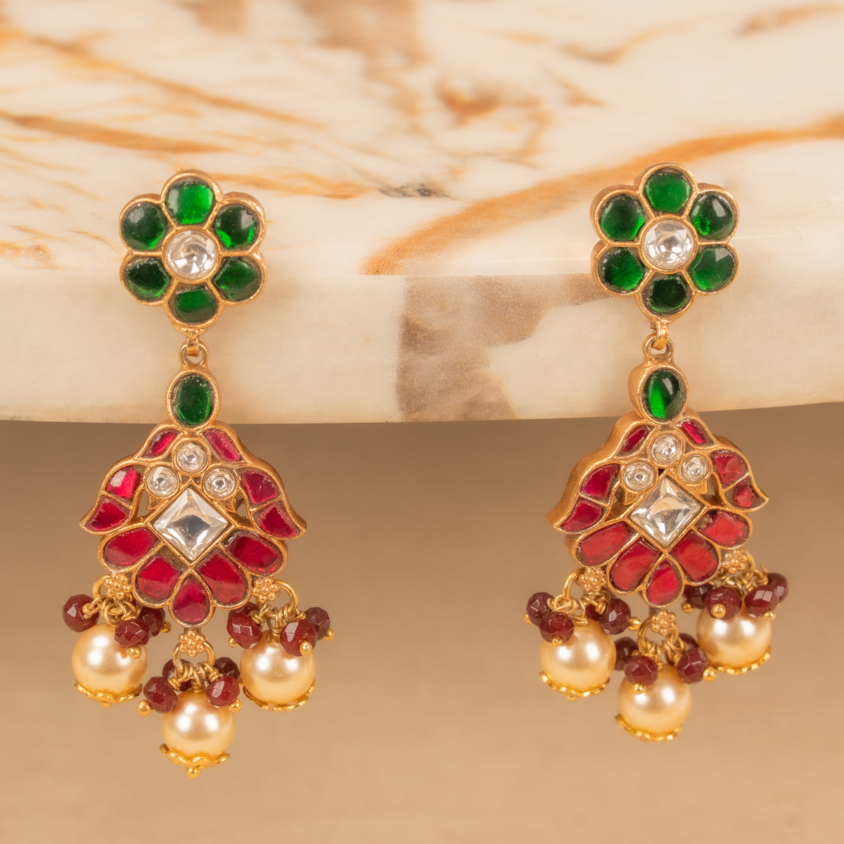 Kundan Studs