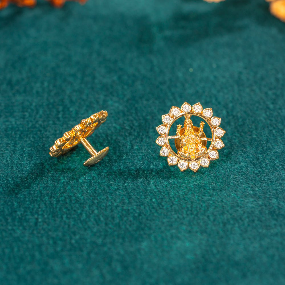 Karaikudi Floral Studs