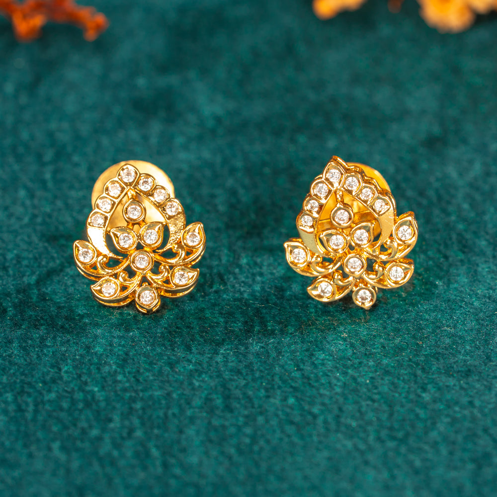 Karaikudi Floral Studs