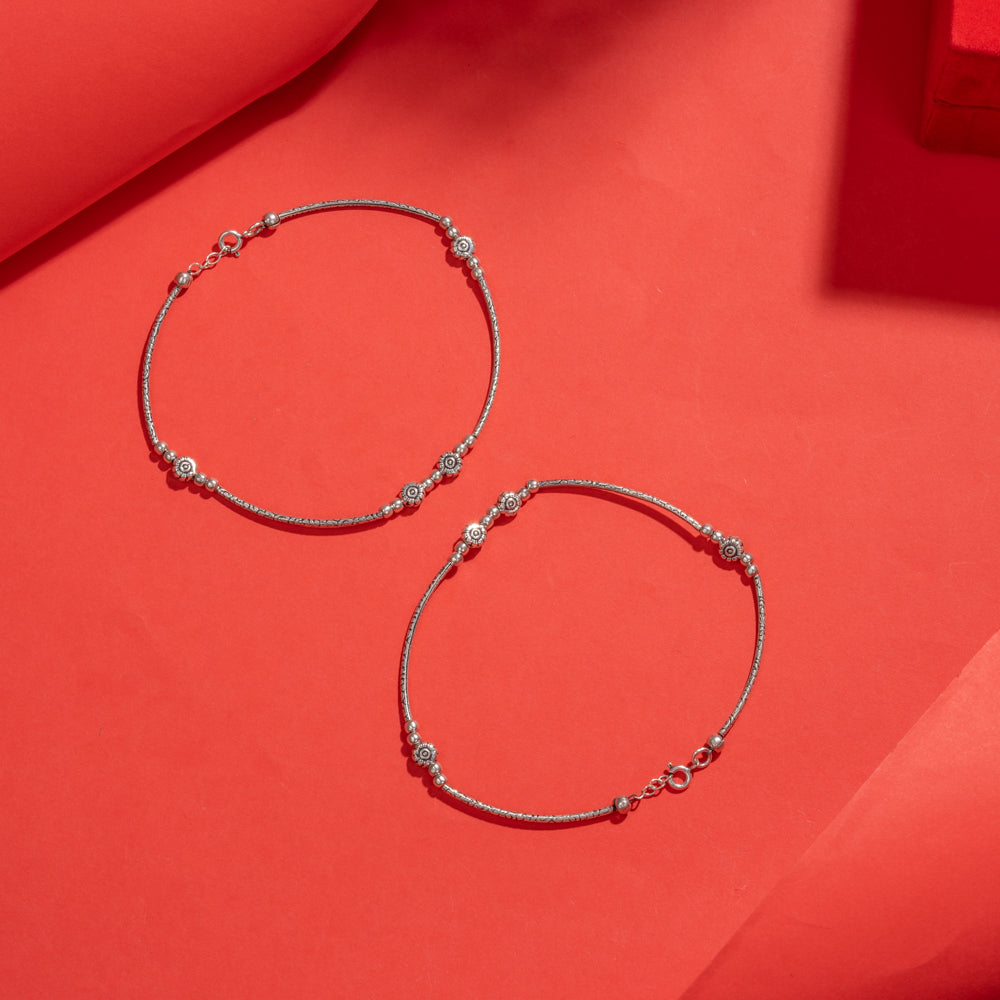 Silver Anklet