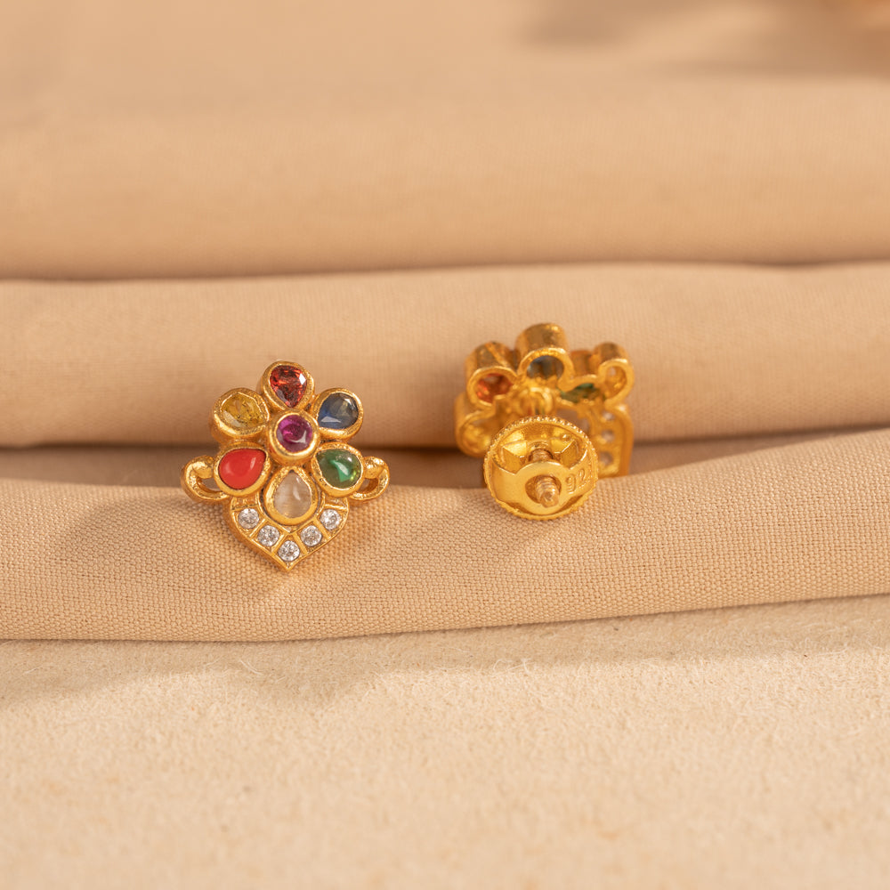Navaratna Studs
