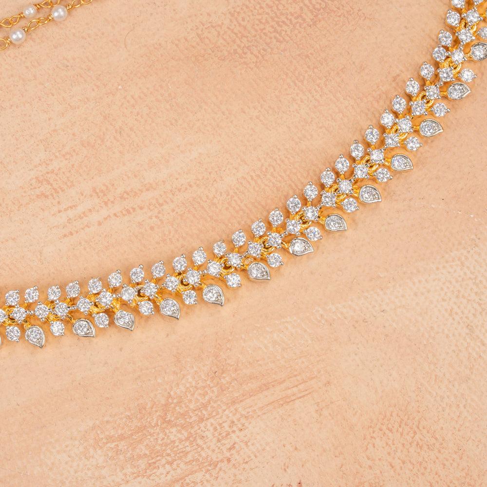 CZ Ear Chain