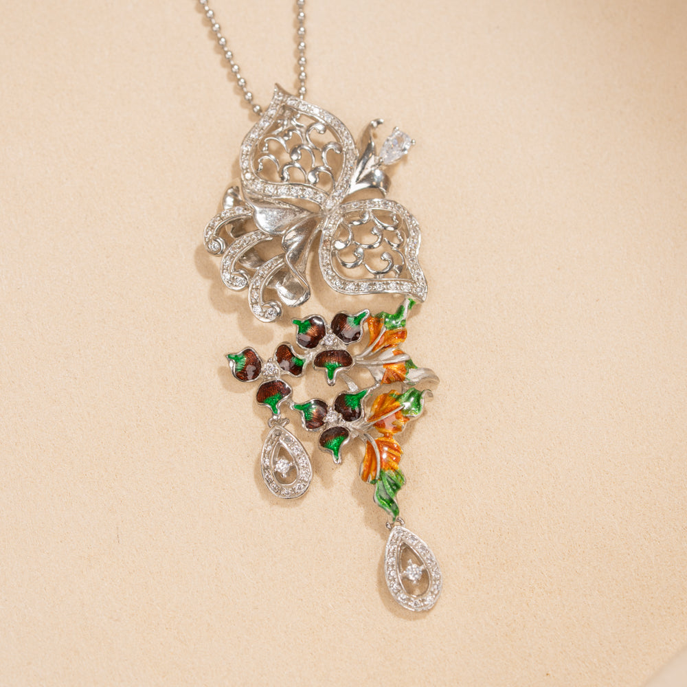 Silver Chain & Pendant Set