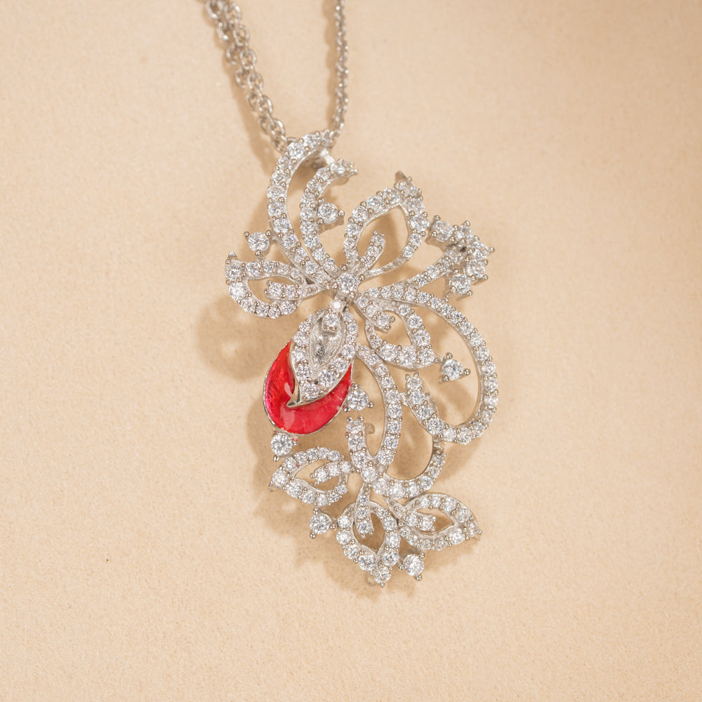 Silver Chain & Pendant Set