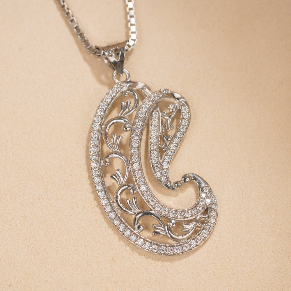 Silver Chain & Pendant Set