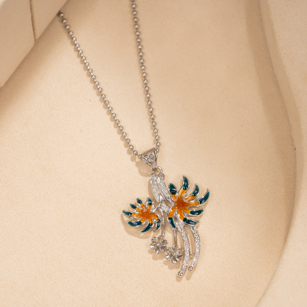 Silver Chain & Pendant Set