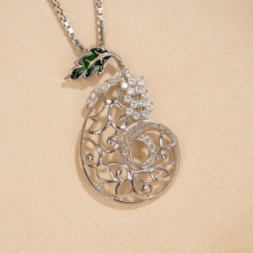 Silver Chain & Pendant Set