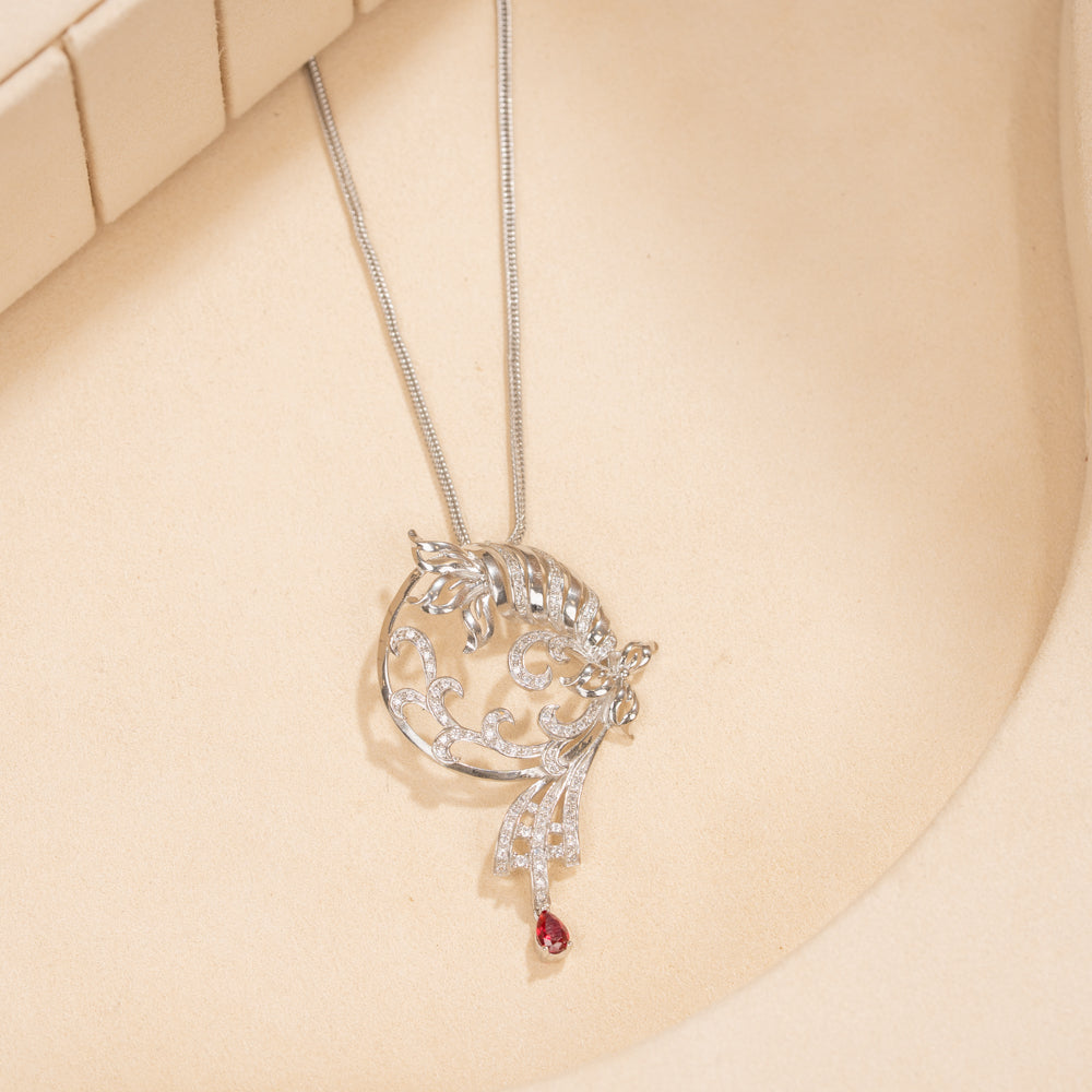 Silver Chain & Pendant Set