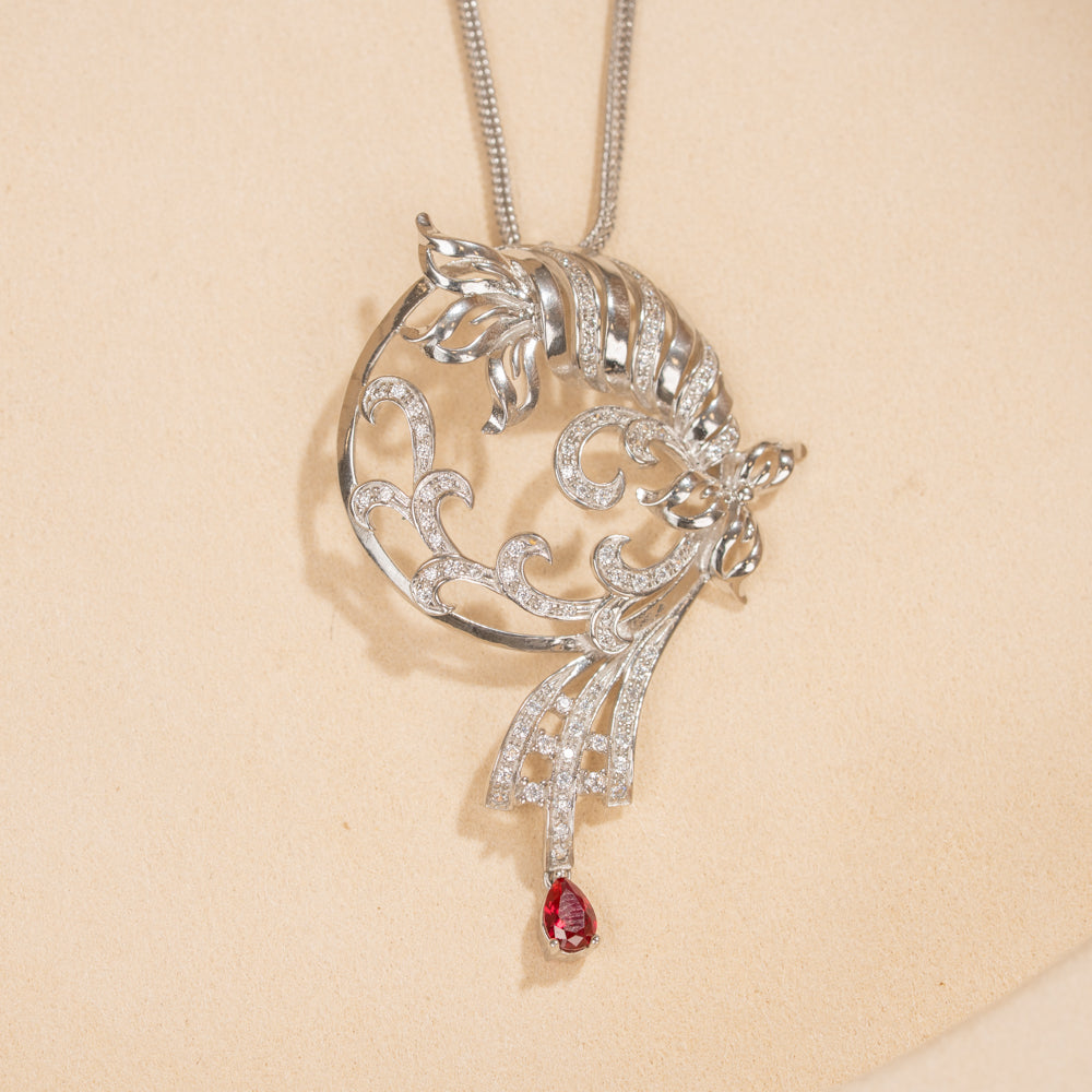 Silver Chain & Pendant Set