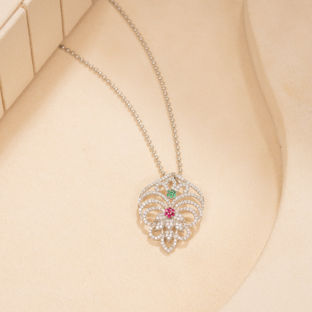 Silver Chain & Pendant Set