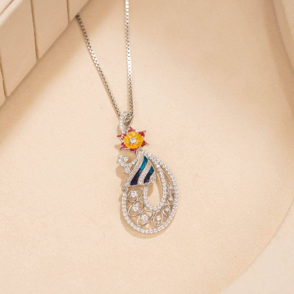 Silver Chain & Pendant Set