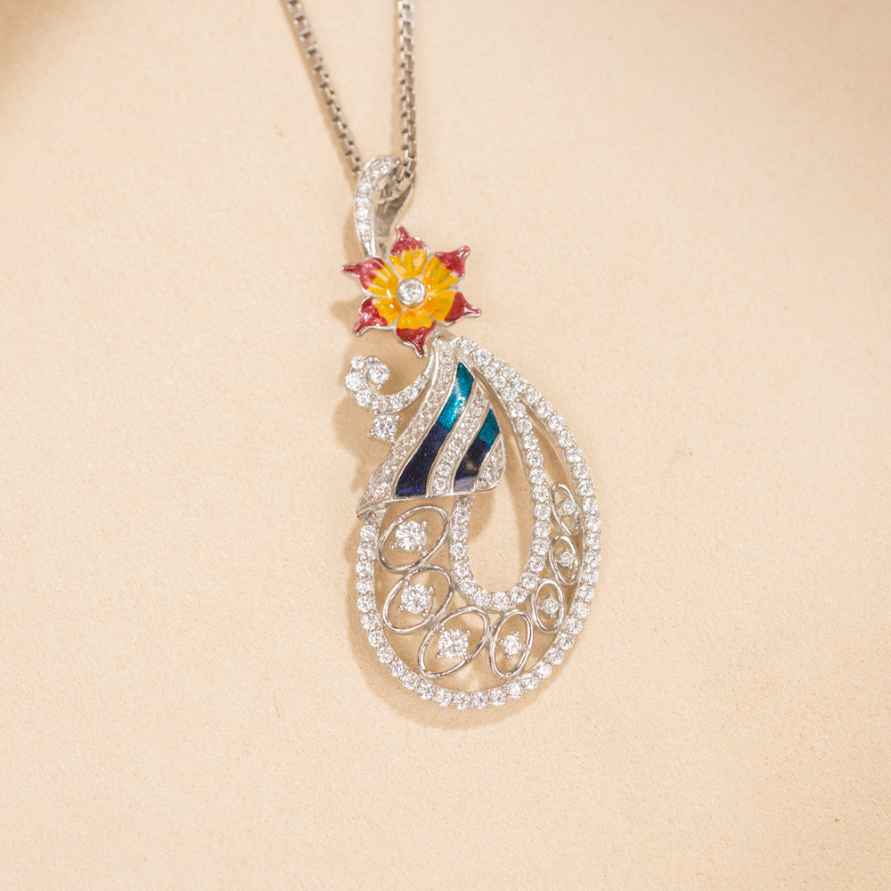 Silver Chain & Pendant Set