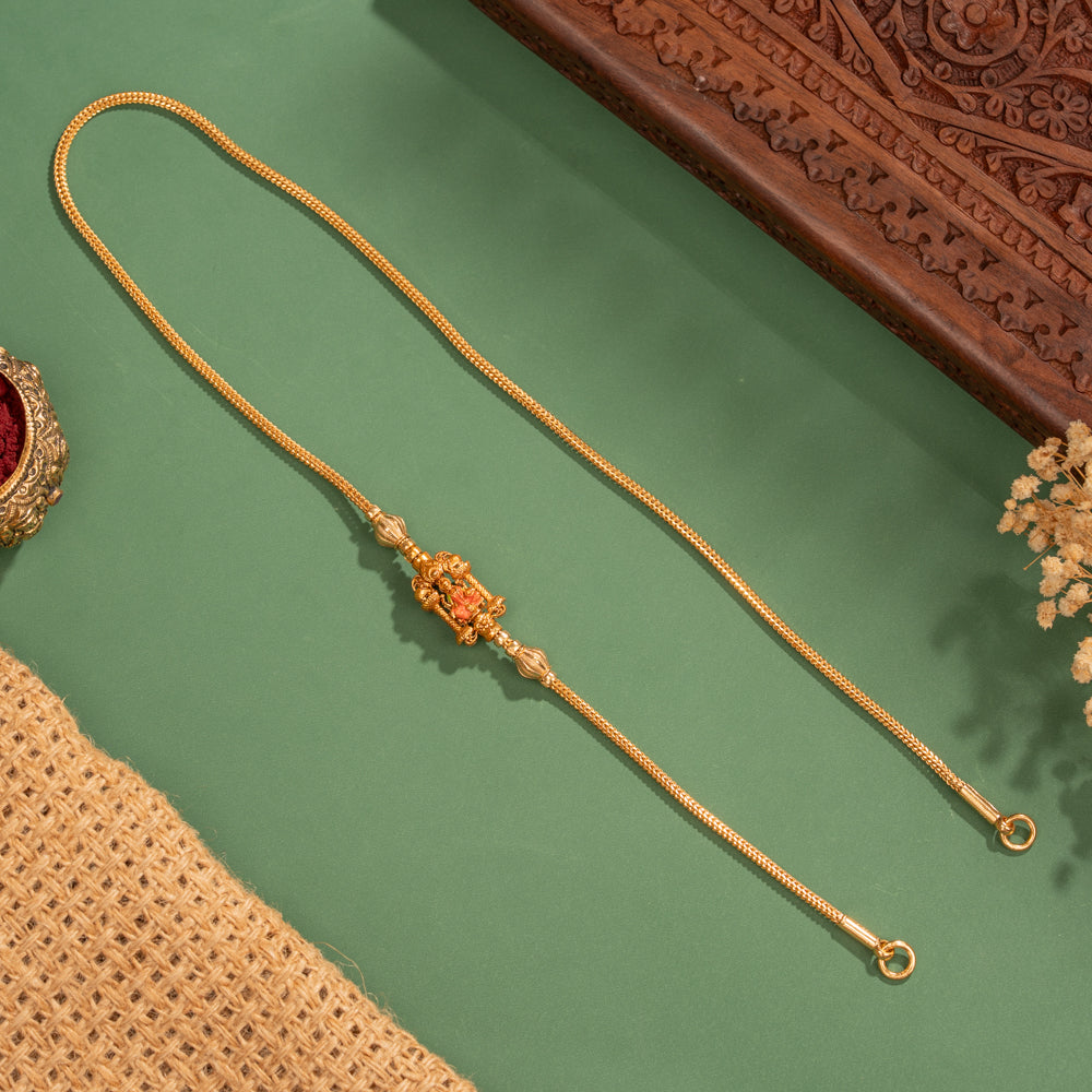 Gulabi Lakshmi Mugappu Chain