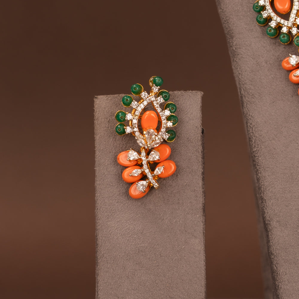 CZ Necklace and Earring