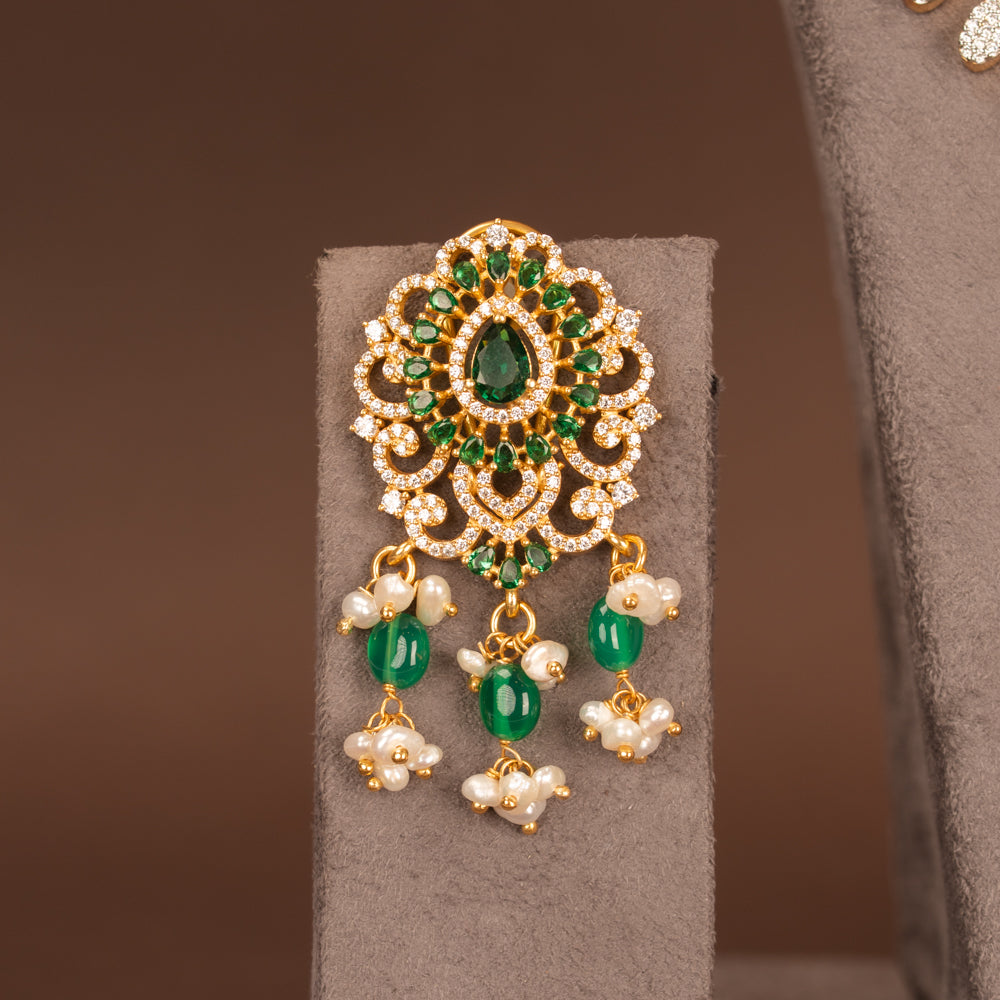 CZ Necklace and Earring