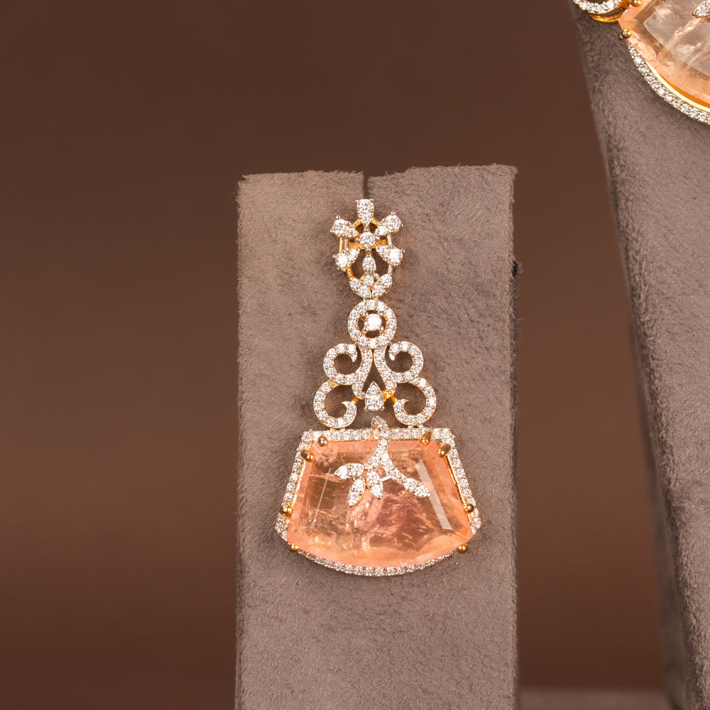 CZ Necklace and Earring