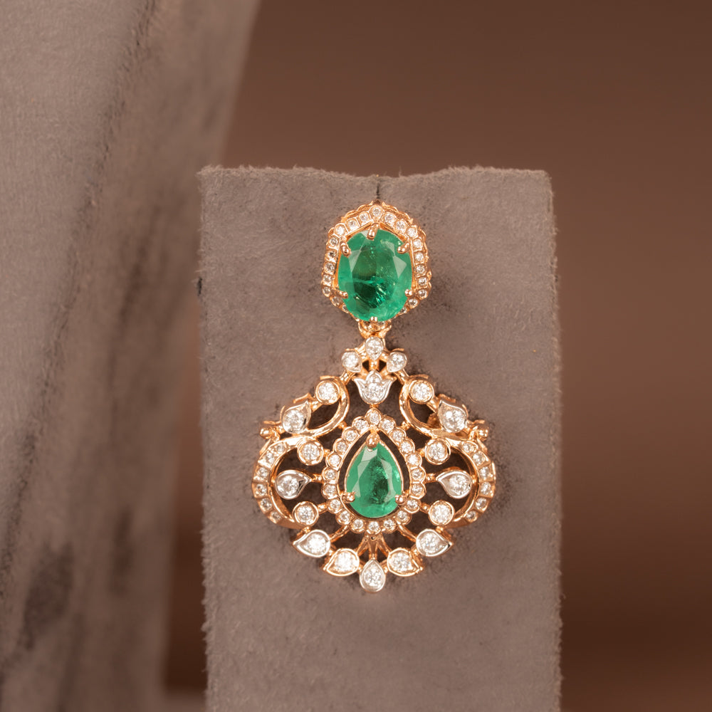 CZ Necklace and Earring