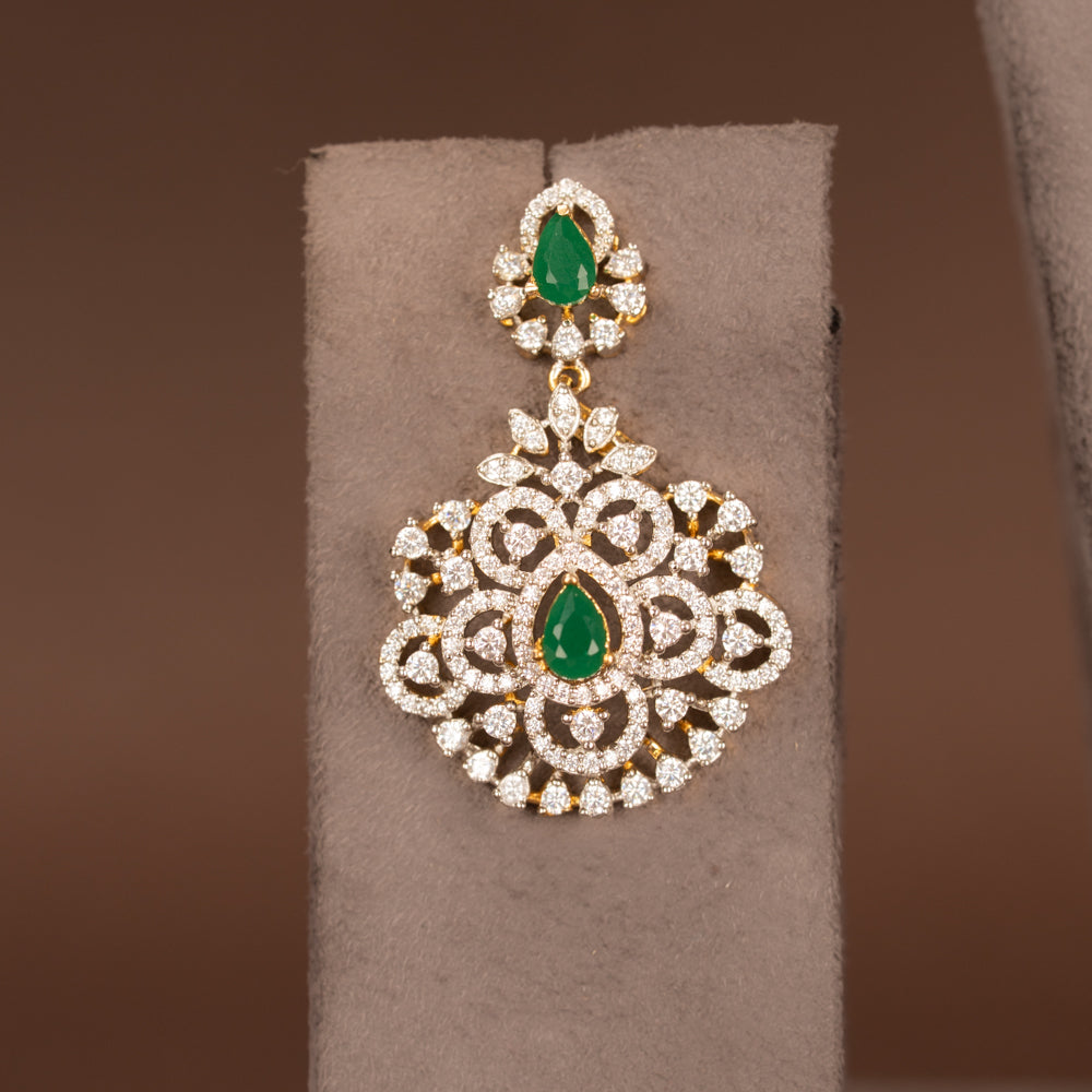 CZ Necklace and Earring