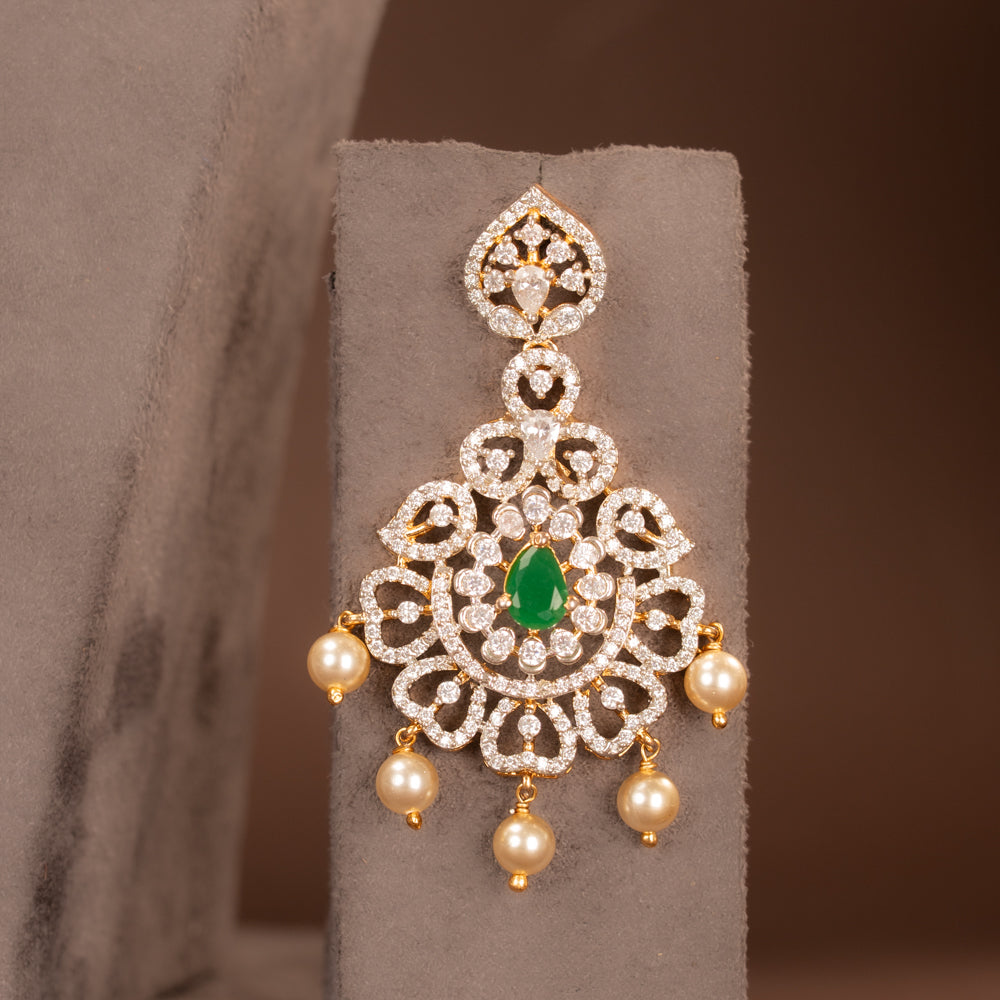 CZ Necklace and Earring
