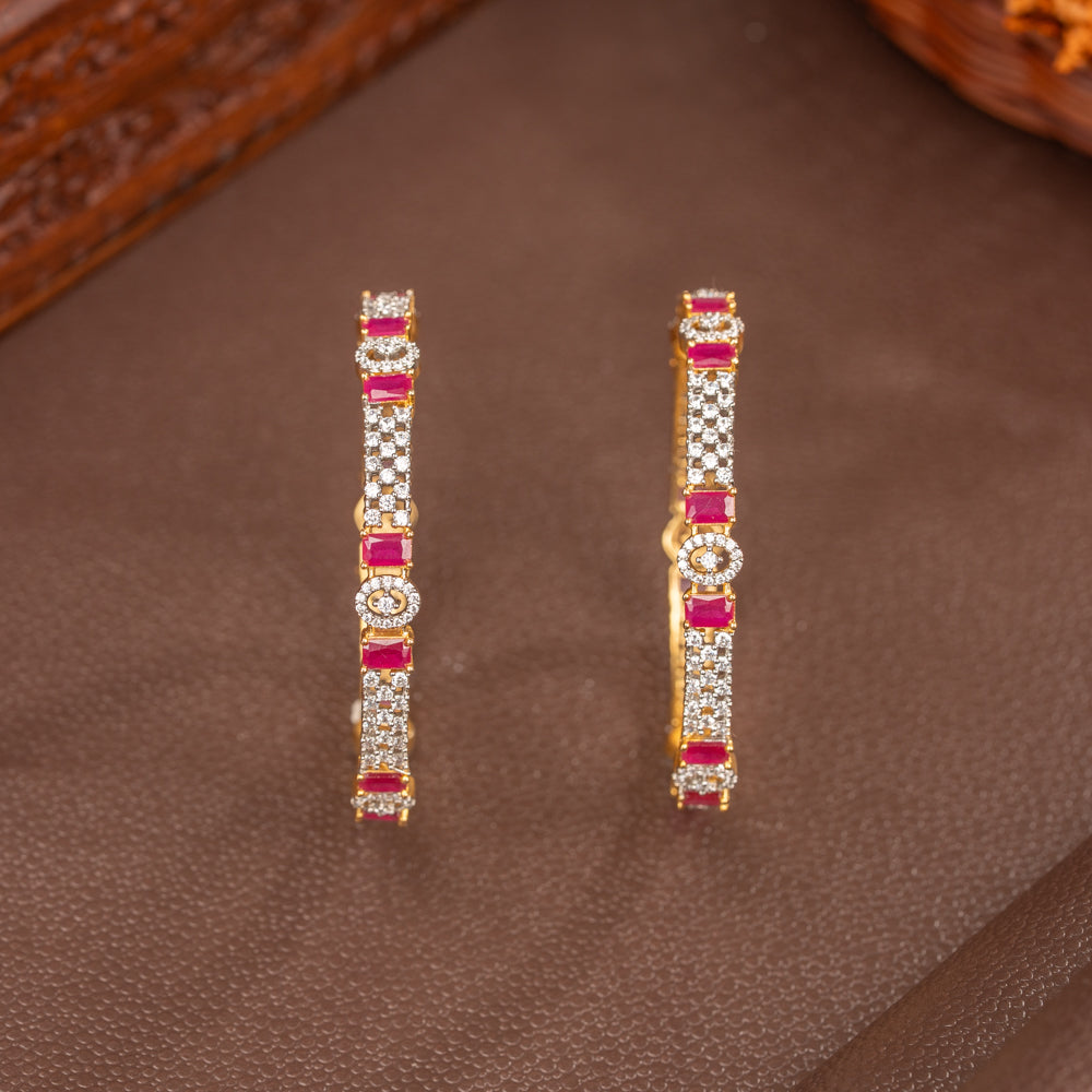 Sphatika Cubic Zirconia Bangle