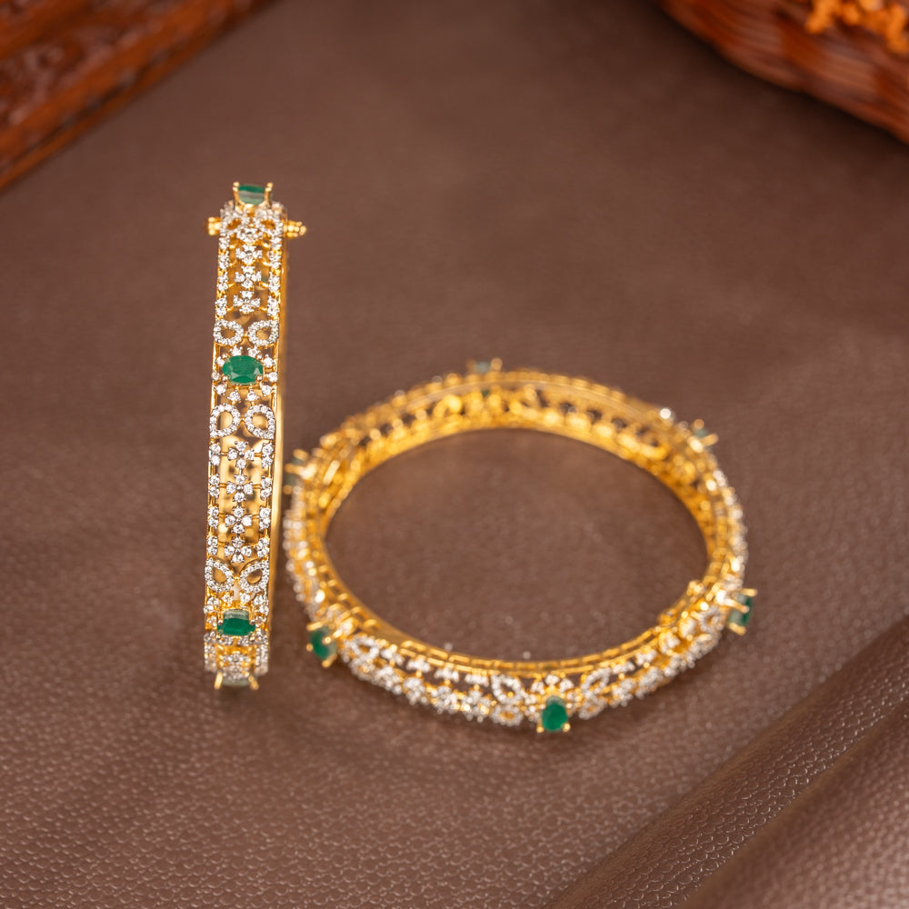 Mahora Cubic Zirconia Bangle