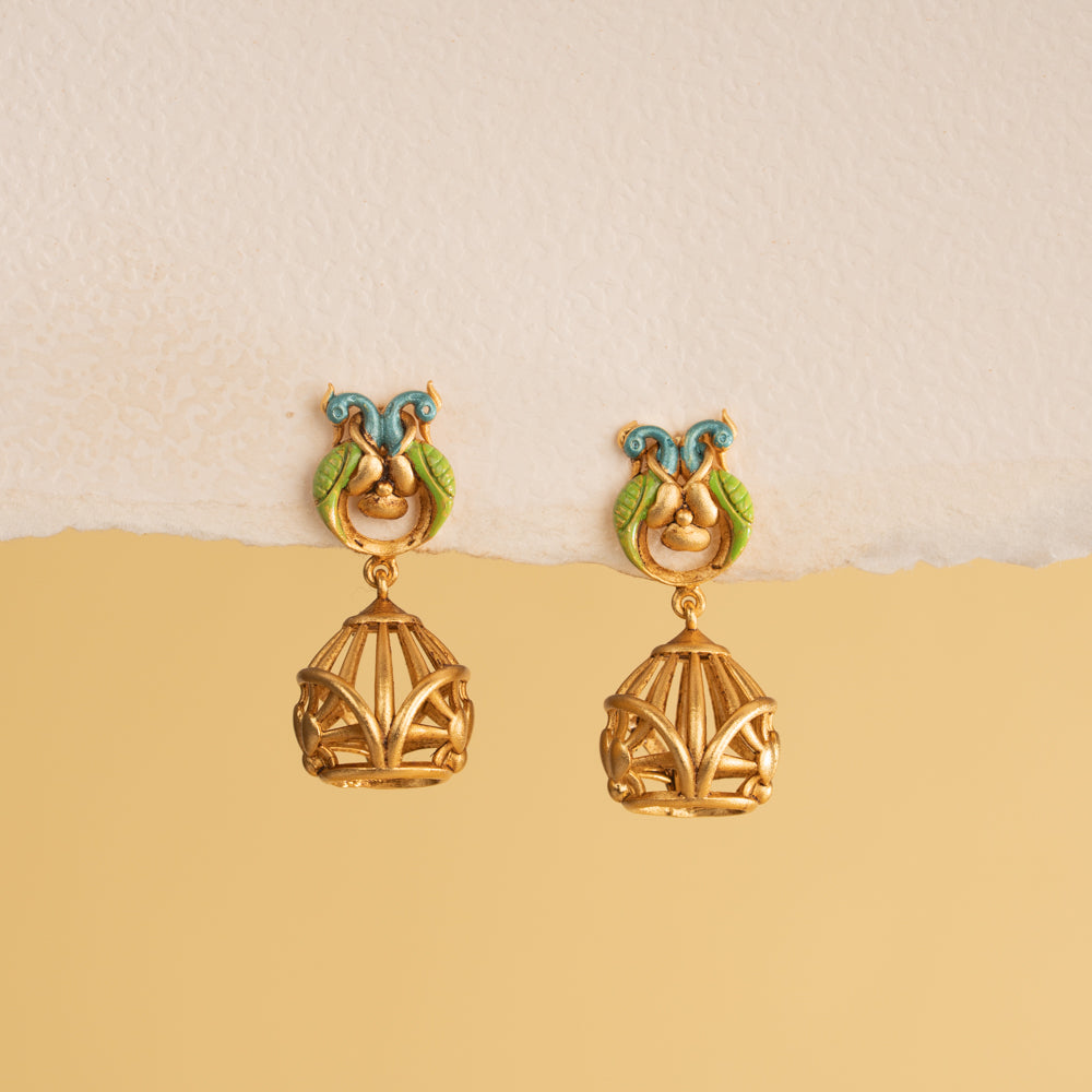 Hamsika Antique Jhumka