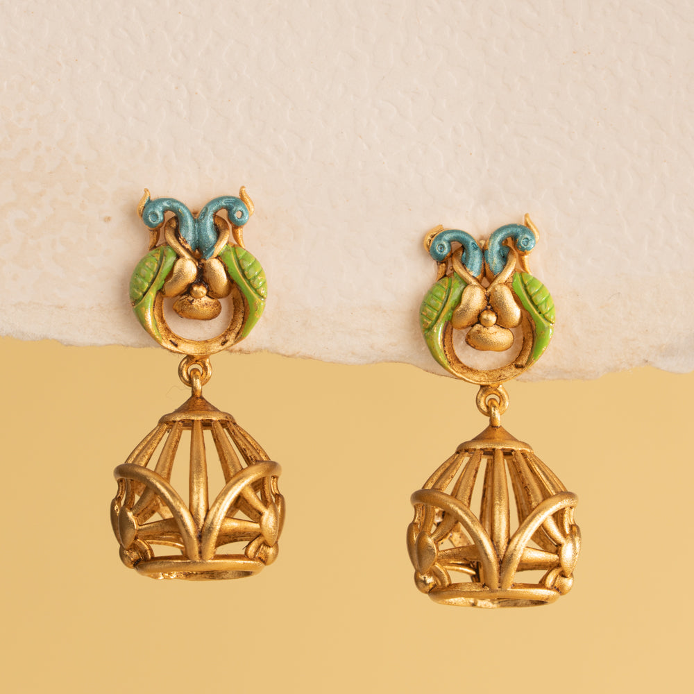 Hamsika Antique Jhumka