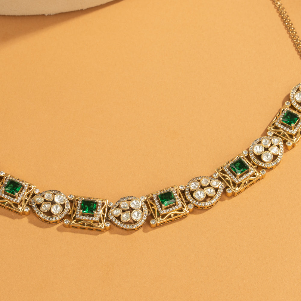 Moissanite choker
