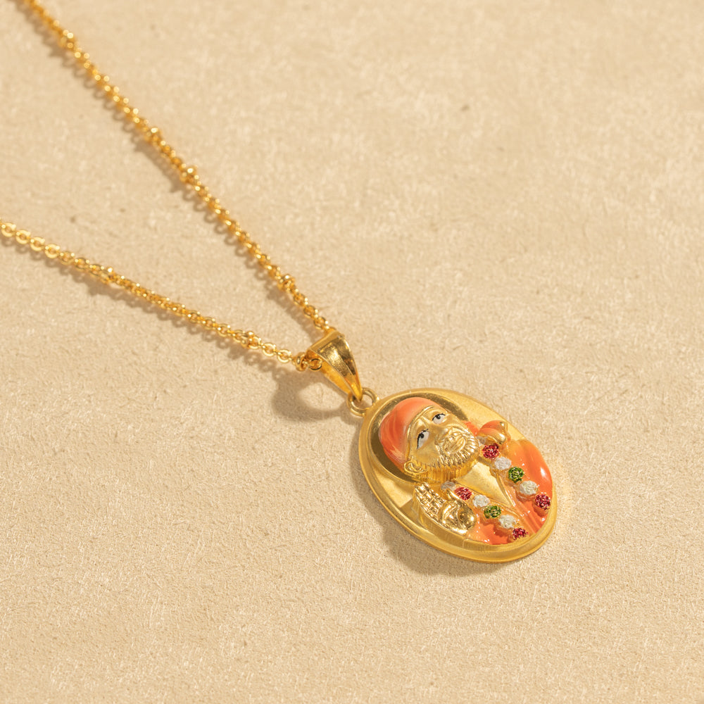 Gold Plated Chain & Pendant Set
