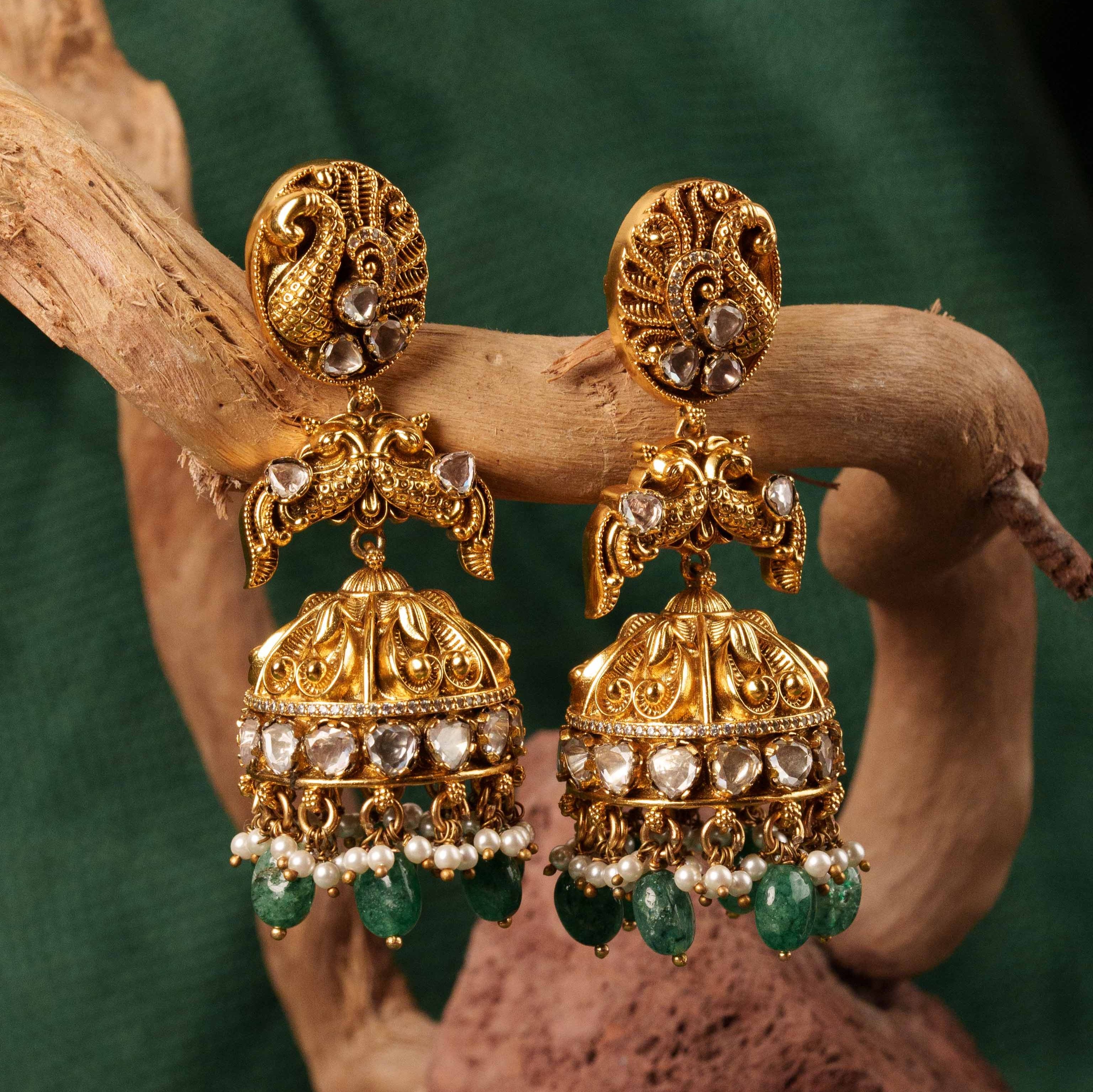 Mayil Rathi Jhumkas