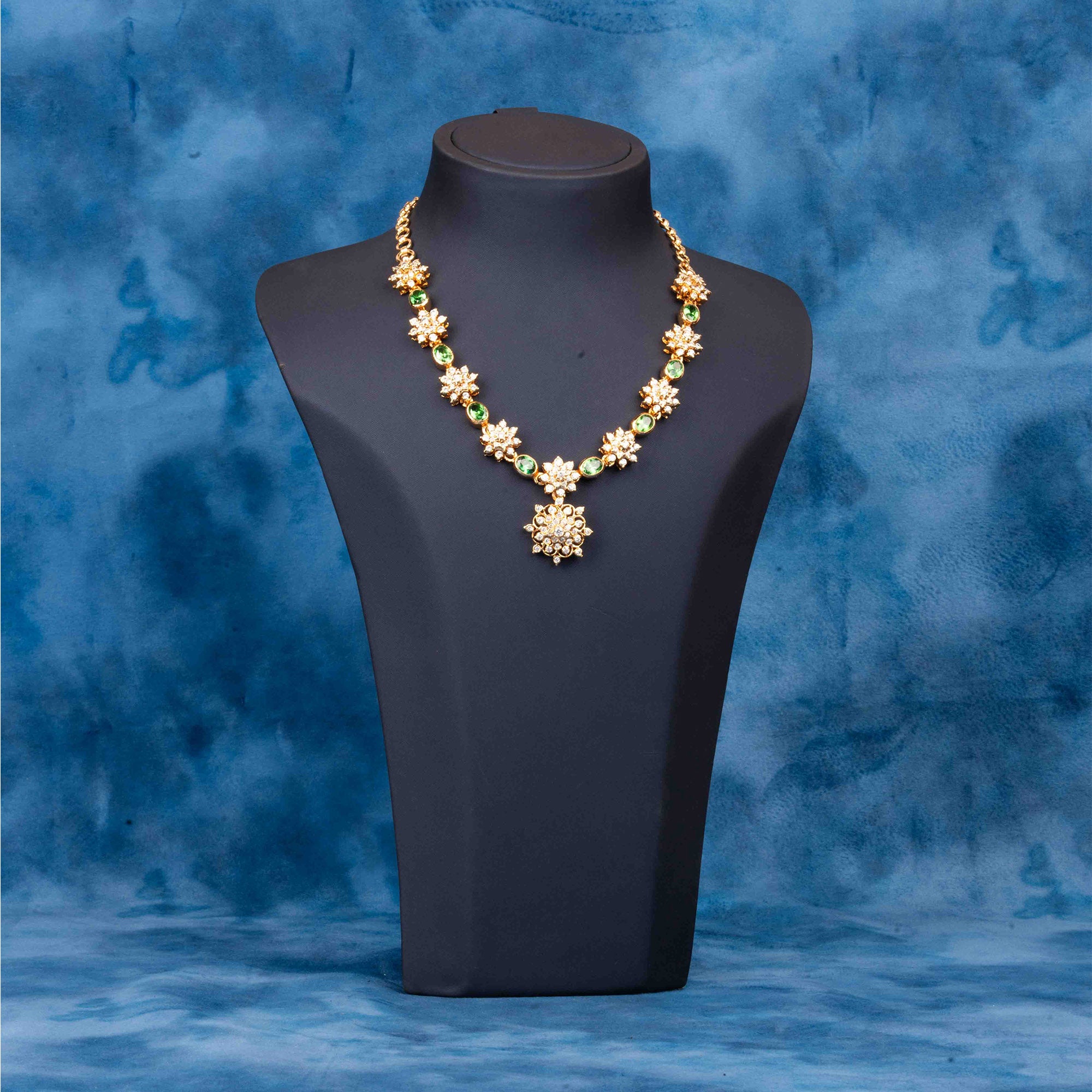 Gold Plated Ceubic Zirconia(CZ) Necklace