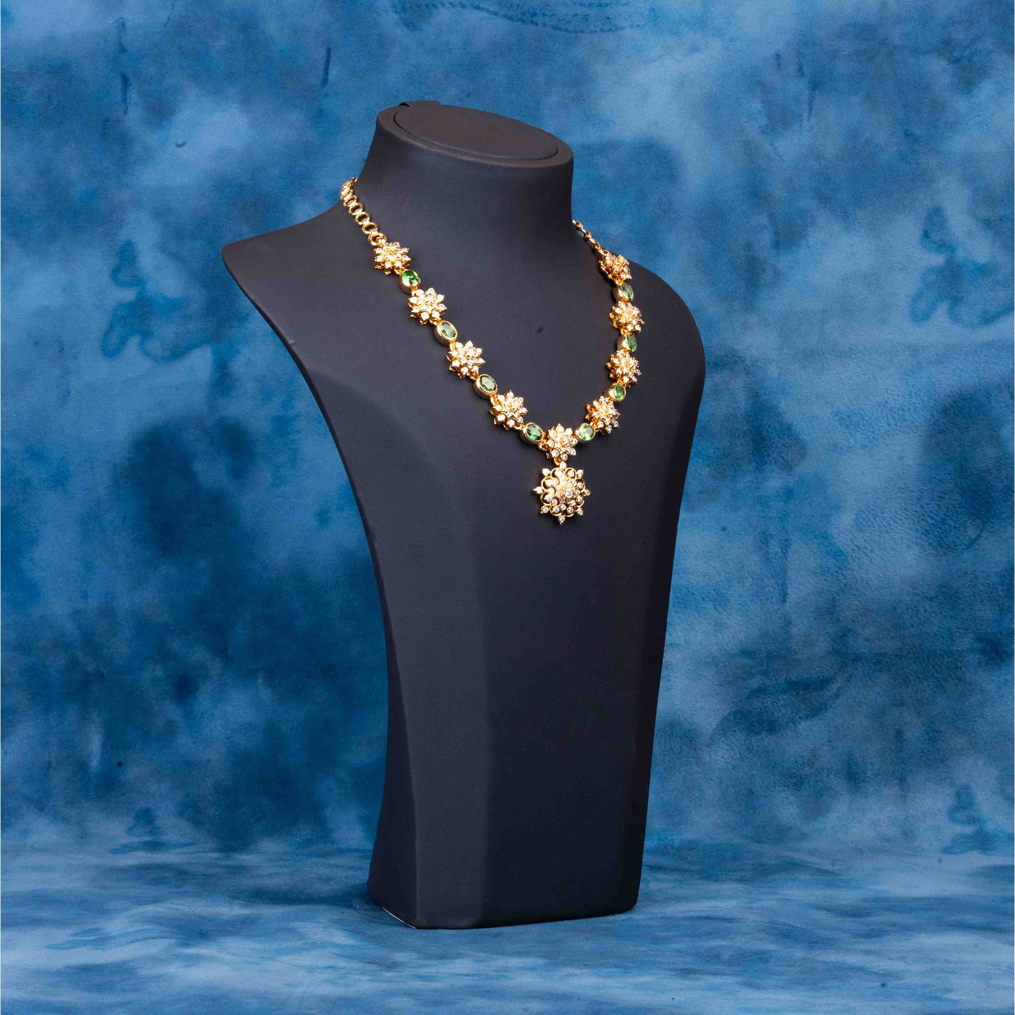 Gold Plated Ceubic Zirconia(CZ) Necklace