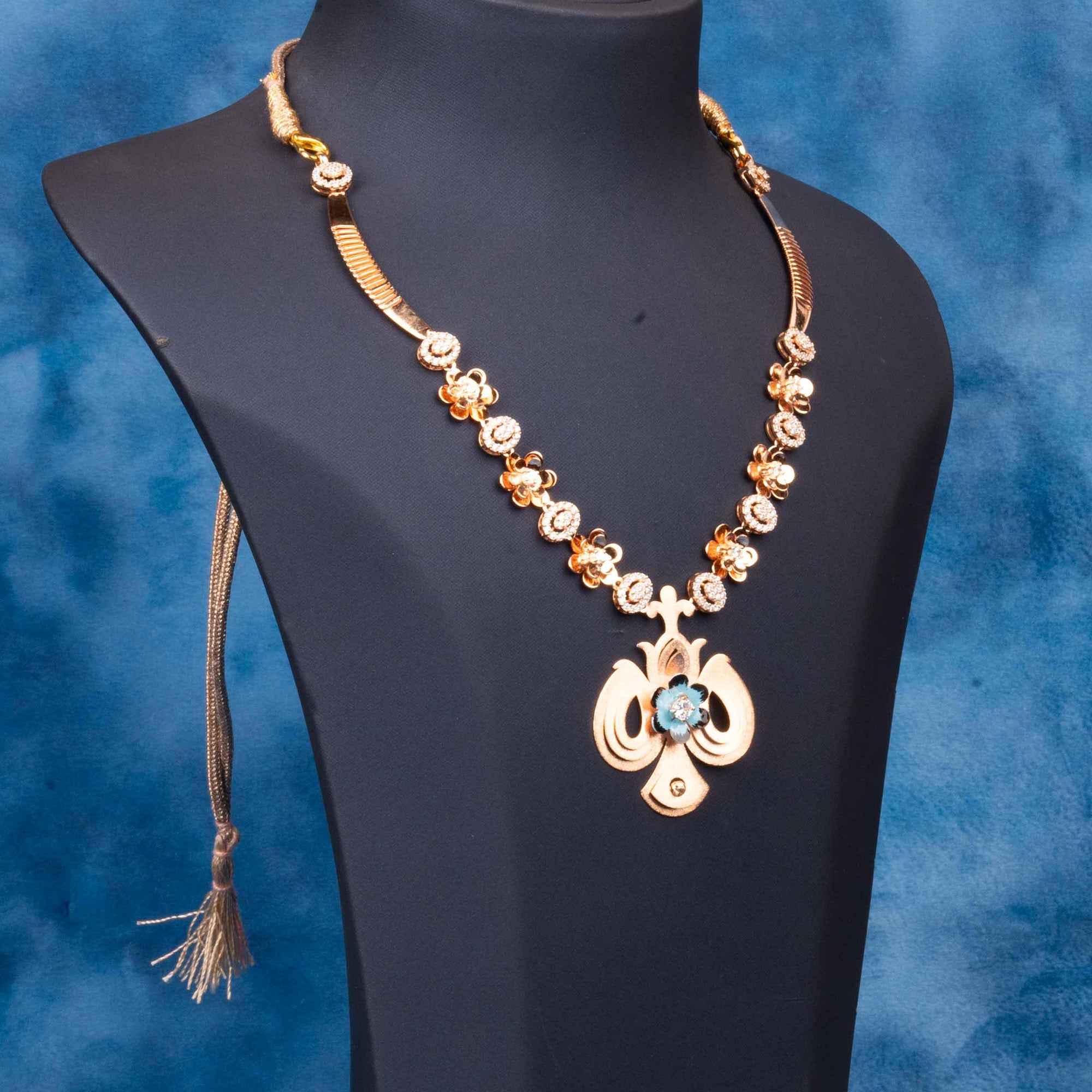 Floral - Rose Gold Necklace