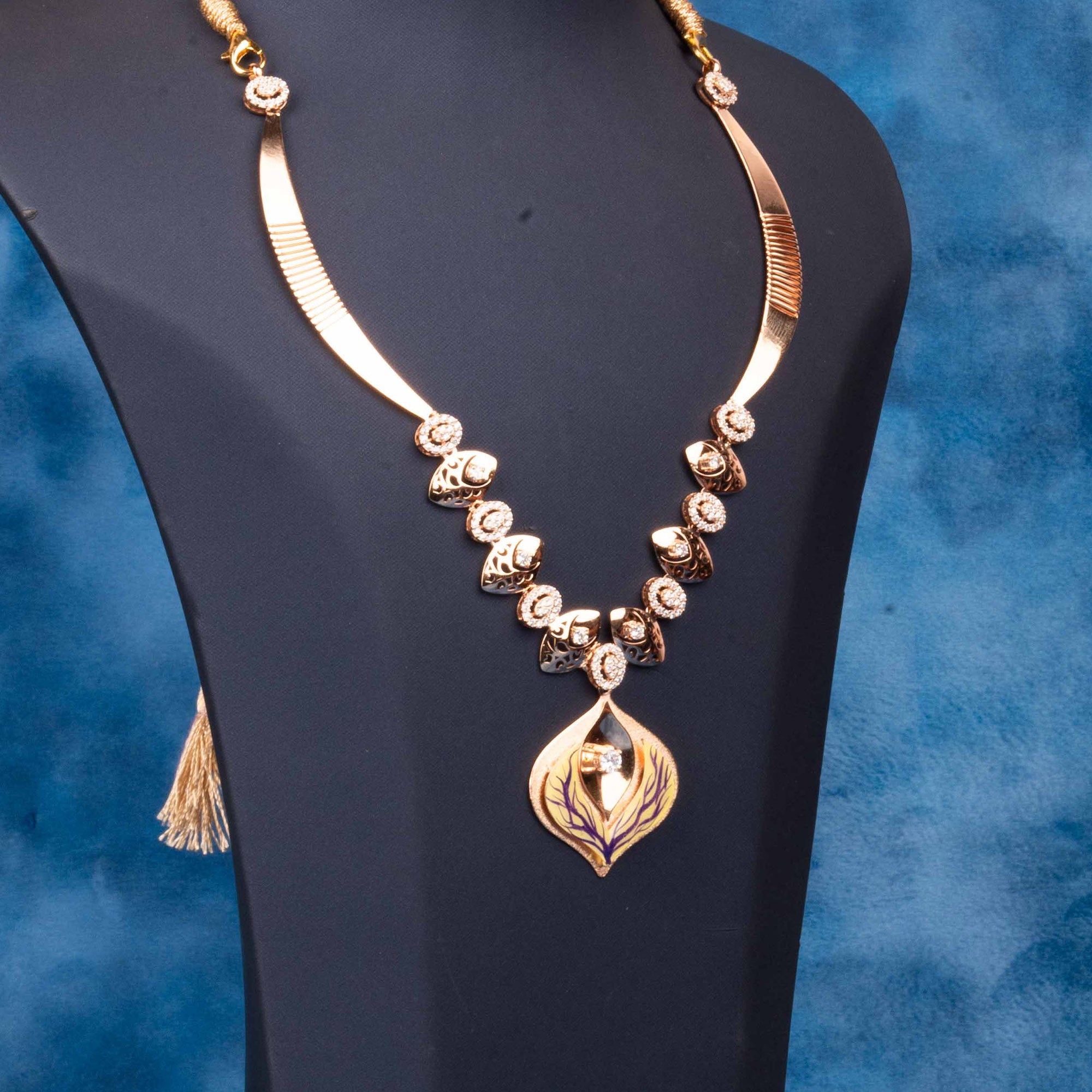 Shimmer - Rose Gold Necklace