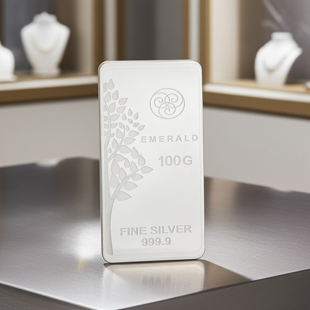 999.9 Silver Bar (100 Grams)