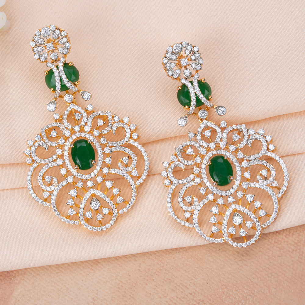 CZ Necklace & Earring