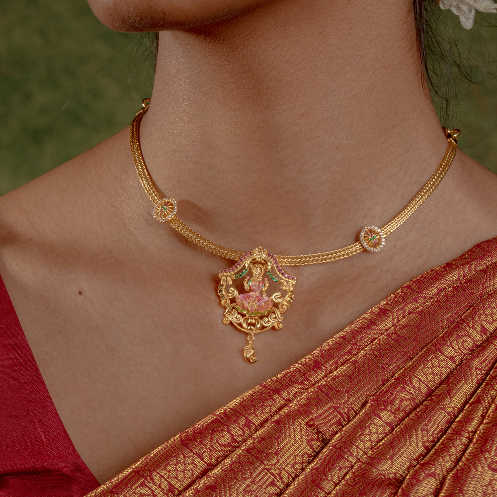 Elegant Lakshmi Necklace