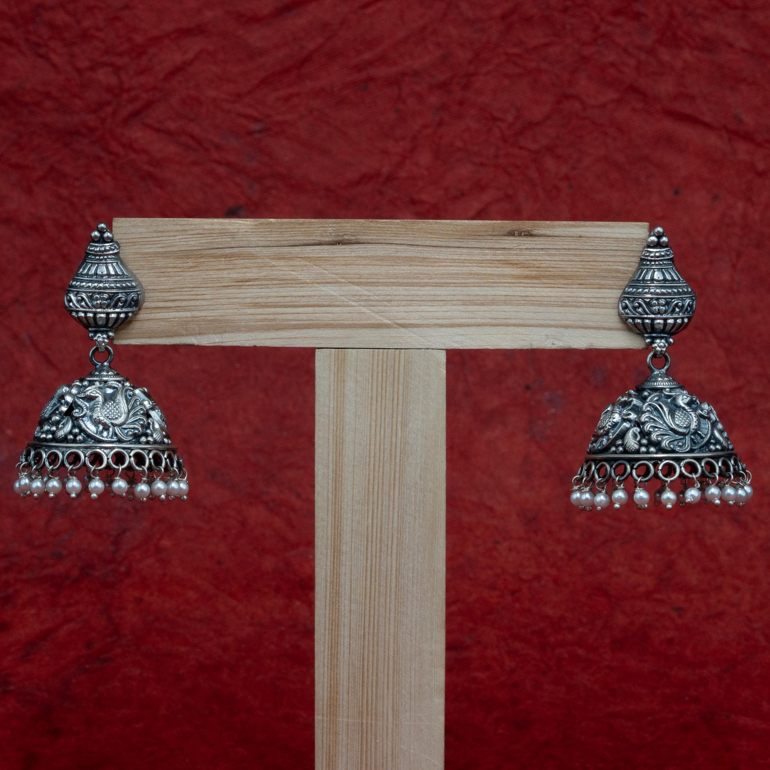 Oxidised Jhumkas