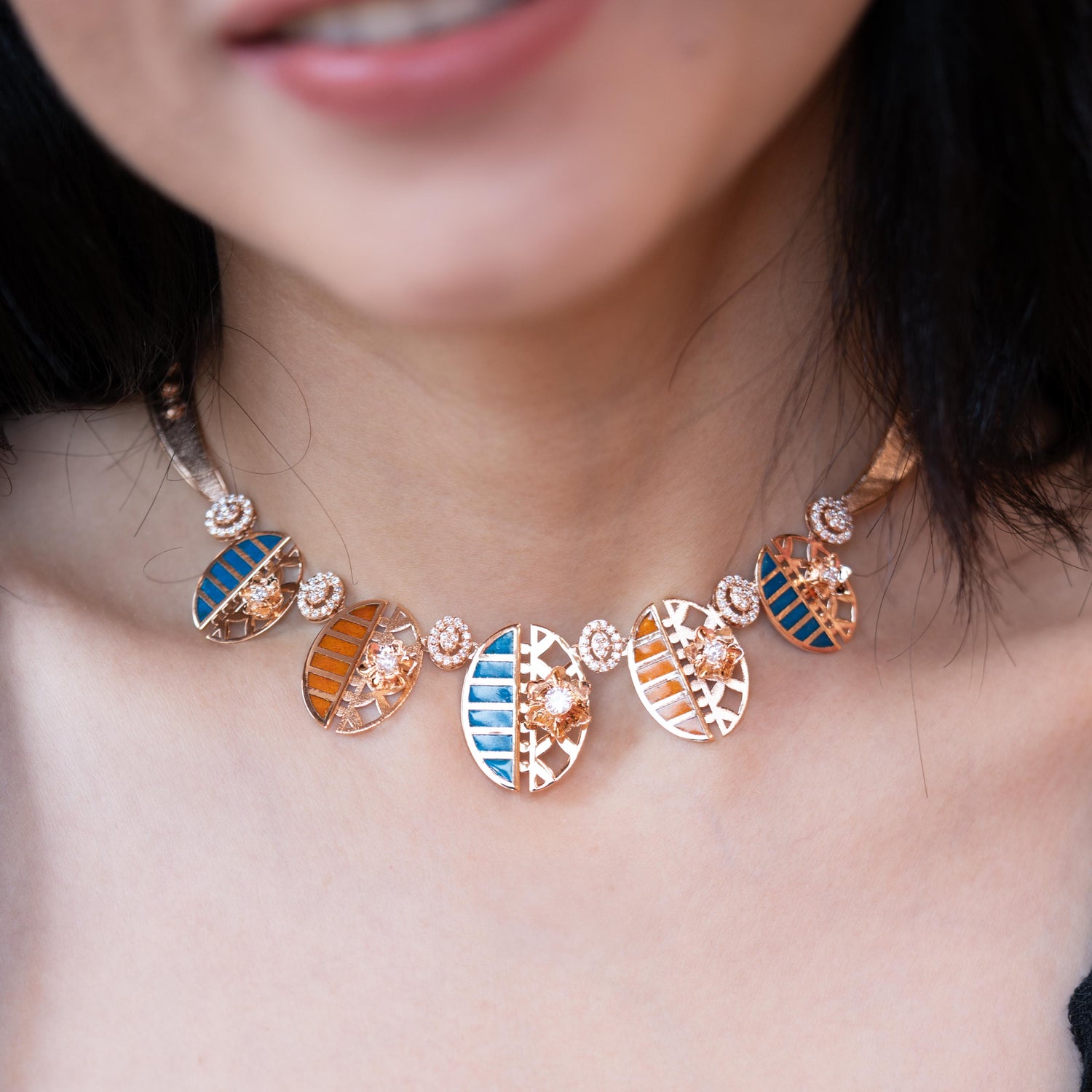 Radiate - Rose Gold Necklace